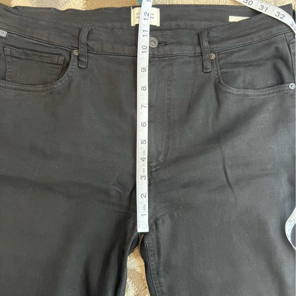 Citizens of Humanity CoH Isola Crop Black Jeans Size 31 - Picture 4 of 11